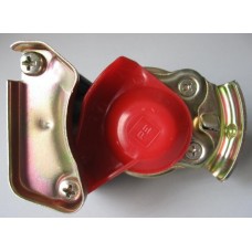 Levegőkuplung M22x1.5 szelepes piros